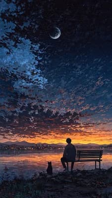 Peaceful Night Sky wallpaper thumbnail