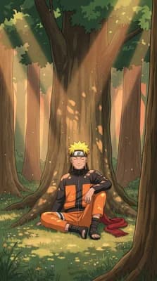 Naruto In Forest wallpaper thumbnail