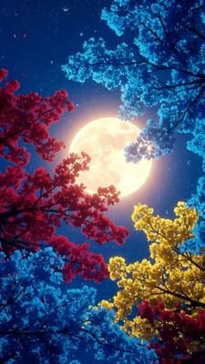 Crimson Moon Valley wallpaper thumbnail