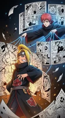 Sasori & Deidara — Eternal Art wallpaper thumbnail