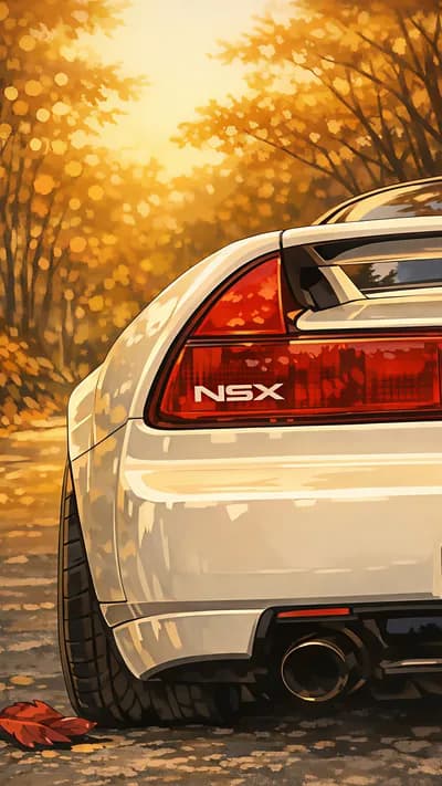 Autumn Drive NSX wallpaper thumbnail