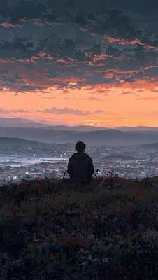 Sunset City View wallpaper thumbnail