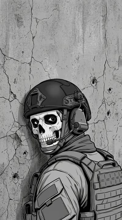 COD Skull Soldier wallpaper thumbnail