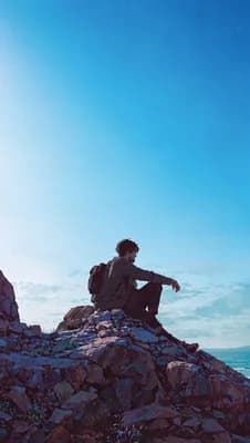 Anime Mountain View wallpaper thumbnail