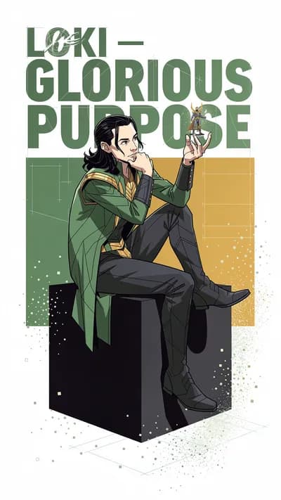 Loki Glorious Purpose wallpaper thumbnail