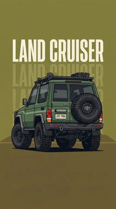 Green Land Cruiser wallpaper thumbnail
