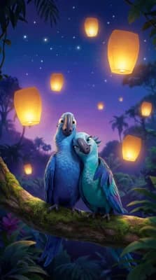 Blu & Jewel wallpaper thumbnail