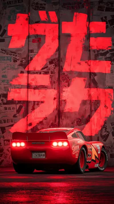 Red Lightning McQueen wallpaper thumbnail