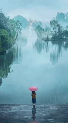 Rainy Day Serenity wallpaper thumbnail