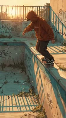 Skateboarders Urban Leap wallpaper thumbnail