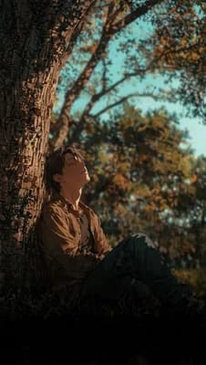 Man In Autumn wallpaper thumbnail