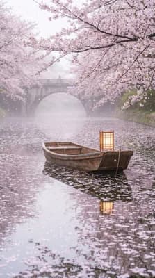 Cherry Blossom Serenity wallpaper thumbnail