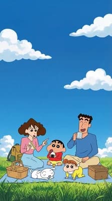 Shinchan with Family wallpaper thumbnail