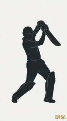 Cricket Player Silhouette wallpaper thumbnail