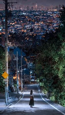 City Night Walk wallpaper thumbnail