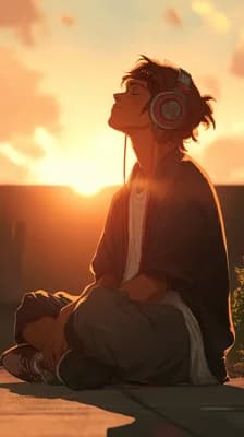 Sunset Music Moment wallpaper thumbnail