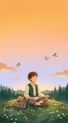 Peaceful Hobbit Moment wallpaper thumbnail