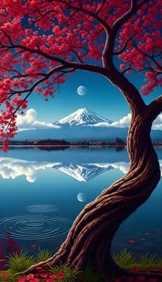 Cherry Blossom Night wallpaper thumbnail