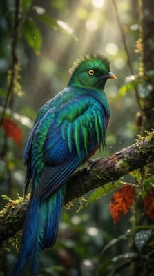 Emerald Forest Quetzal wallpaper thumbnail
