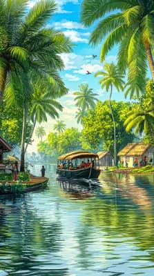 Tropical River Scene wallpaper thumbnail