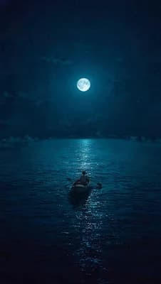 Moonlit Ocean Ride wallpaper thumbnail