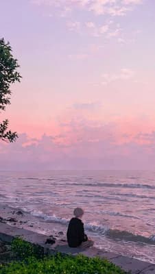 Pink Sky Solitude wallpaper thumbnail