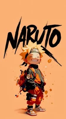 Chibi Orange Ninja wallpaper thumbnail