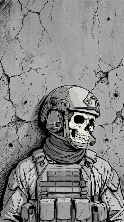 COD Tactical Skull wallpaper thumbnail