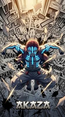 Akaza  — Destruction Fist wallpaper thumbnail