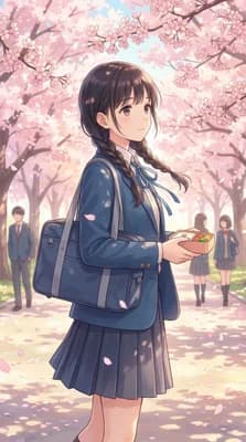 Cherry Blossom Girl wallpaper thumbnail