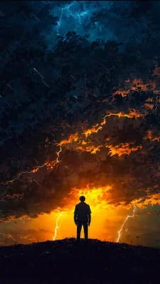 Stormy Night Sky wallpaper thumbnail