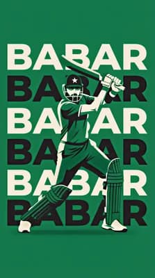Cricket Star Babar wallpaper thumbnail