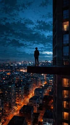 City Night Solitude wallpaper thumbnail