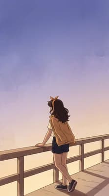 Sunset Girl wallpaper thumbnail