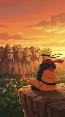 Naruto Cliff View wallpaper thumbnail