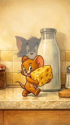 Cheesy Kitchen Caper wallpaper thumbnail