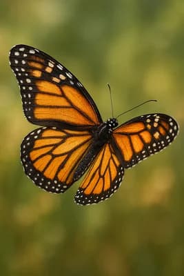 Monarch Butterfly Flight wallpaper thumbnail