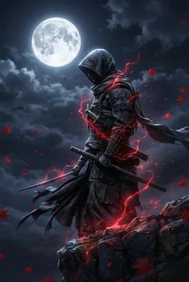 Bonsai EclipseLunar Shadow Ronin wallpaper thumbnail