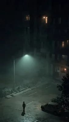 Lonely Night Stroll wallpaper thumbnail