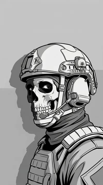 COD Skull Soldier: Tactical Gear wallpaper thumbnail