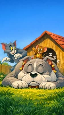 Tom And Jerry Friends wallpaper thumbnail
