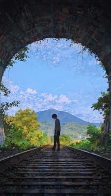 Lonely Train Journey wallpaper thumbnail