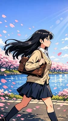 Spring Anime Girl wallpaper thumbnail