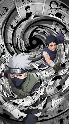 Kakashi & Obito — Shared Eye wallpaper thumbnail