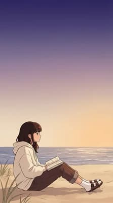 Sunset Reading Moment wallpaper thumbnail
